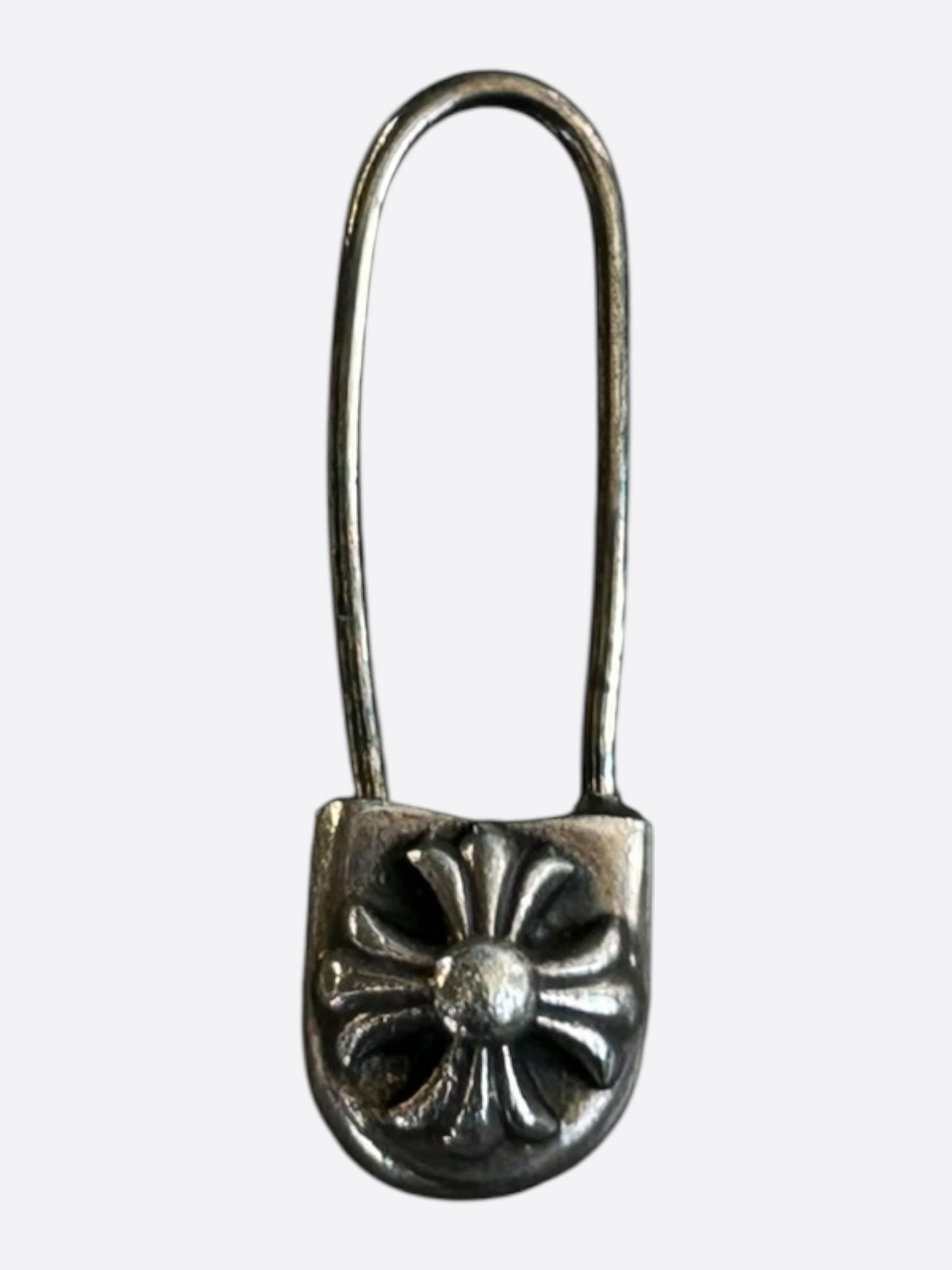 Chrome Hearts Silver Safety Pin