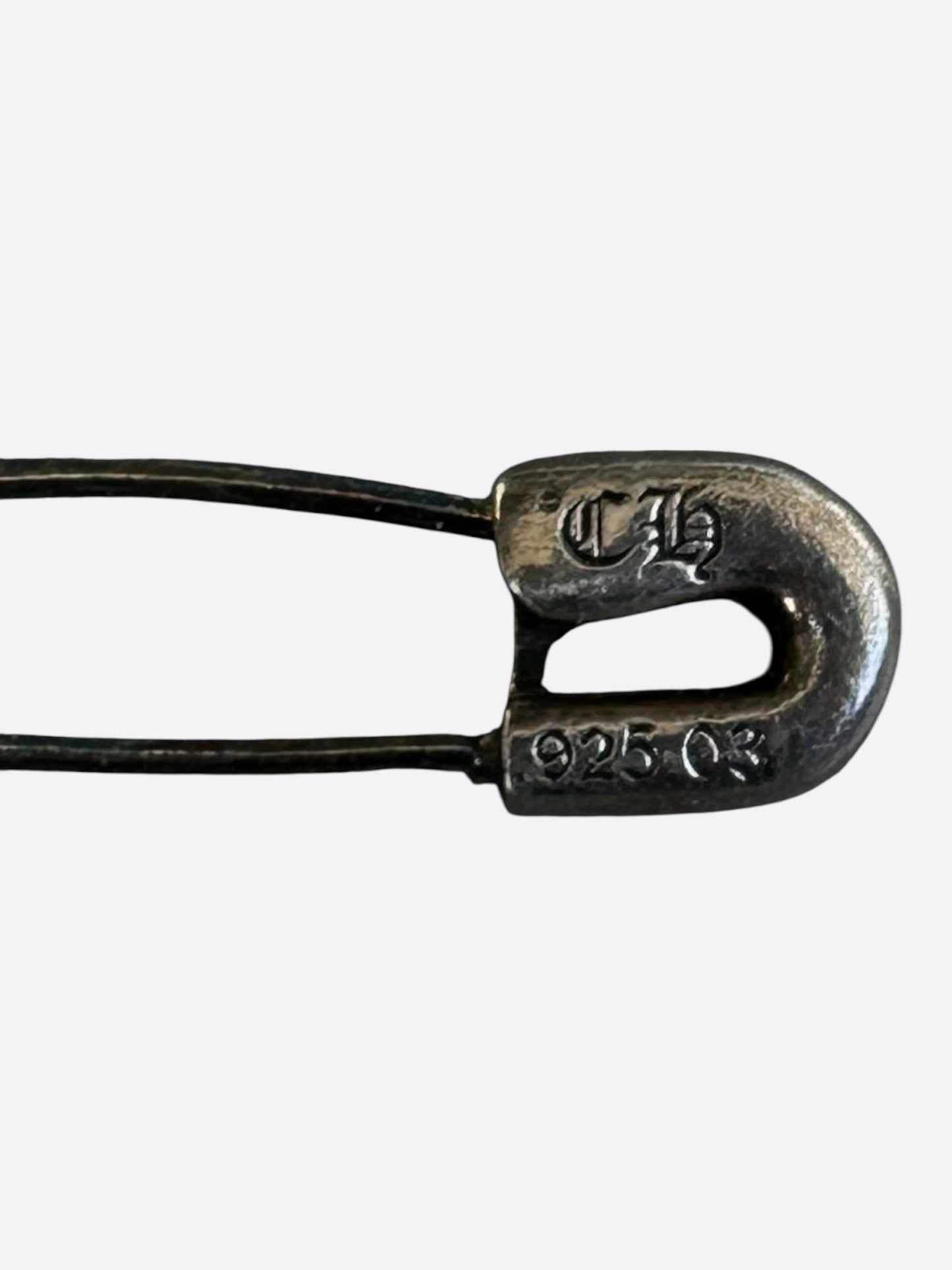 Chrome Hearts Silver Safety Pin