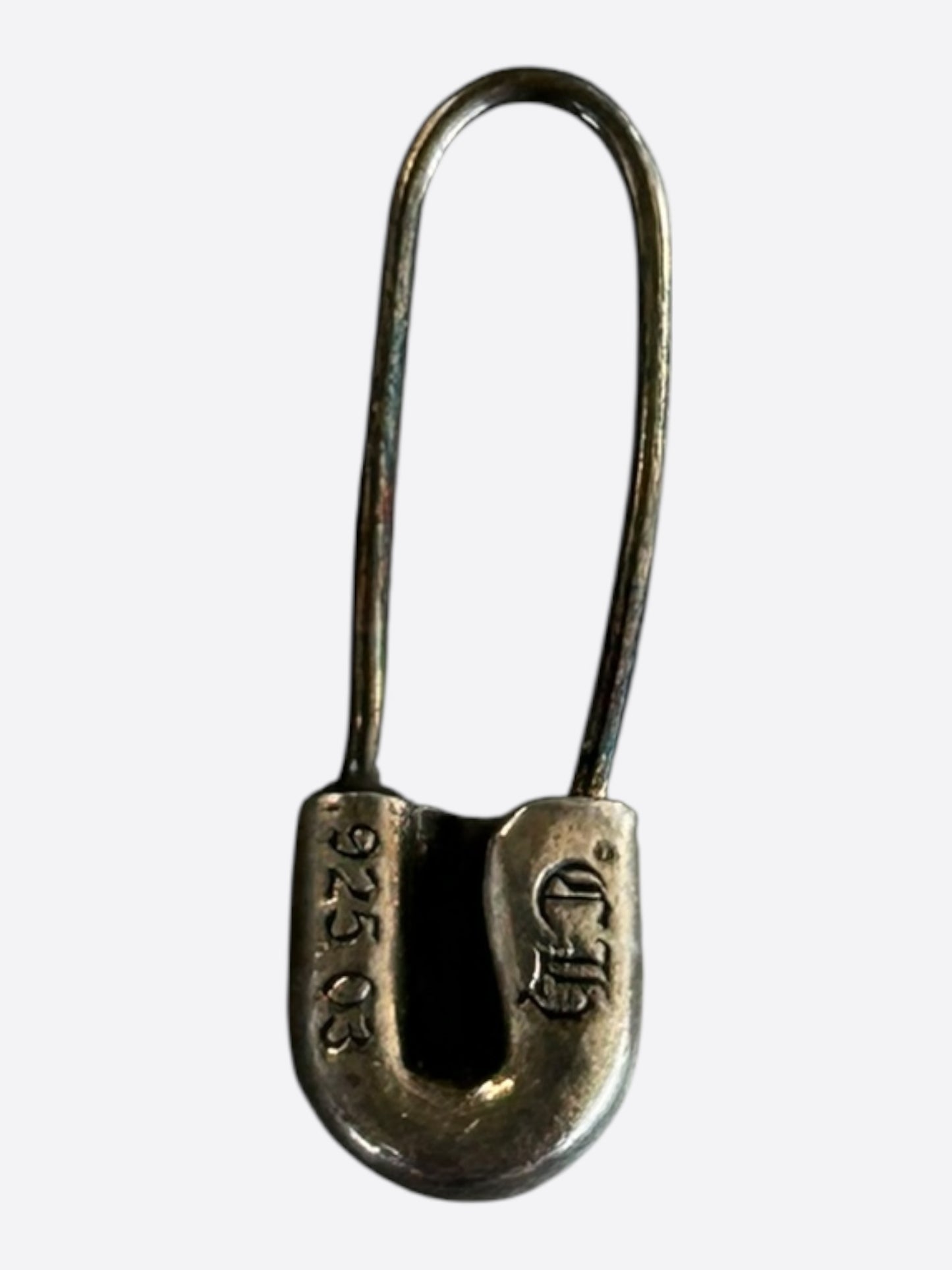 Chrome Hearts Silver Safety Pin