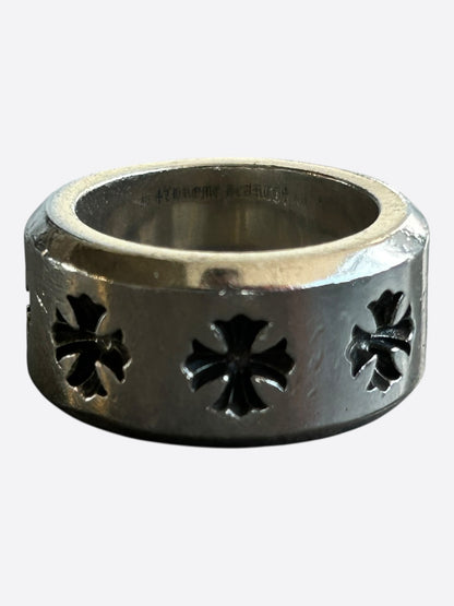 Chrome Hearts Silver Negative Plus Cross Ring