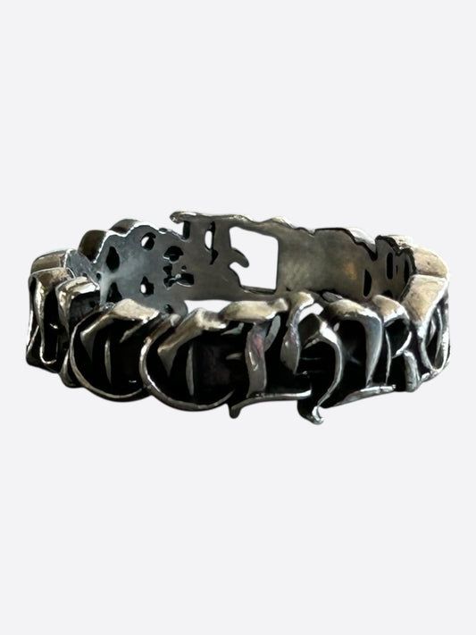 Chrome Hearts Silver Spellout Ring