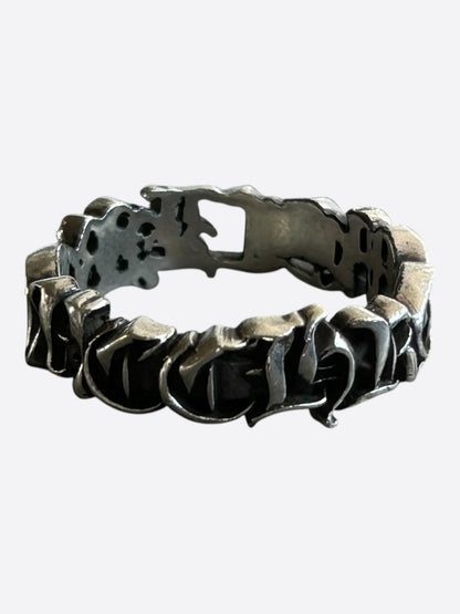 Chrome Hearts Silver Spellout Ring