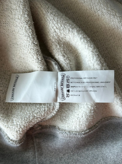 Chrome Hearts Grey & Black Triple Cross Patch Paper Jam Sweater