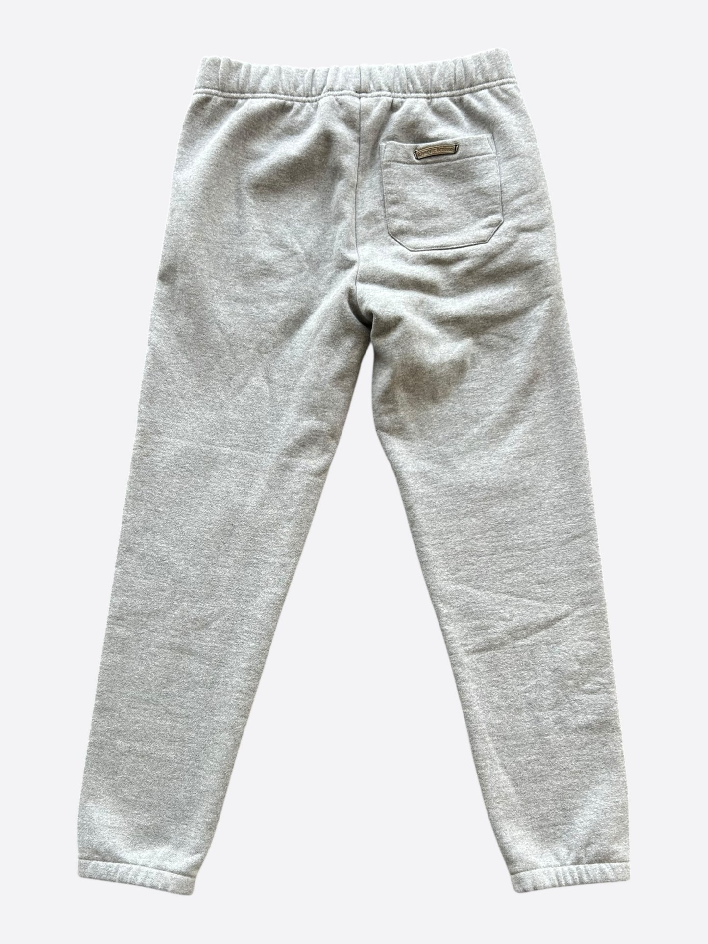 Chrome Hearts Grey & Black Triple Cross Patch Paper Jam Sweatpants
