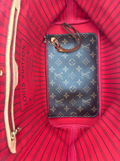 Louis Vuitton Brown Monogram Neverfull MM