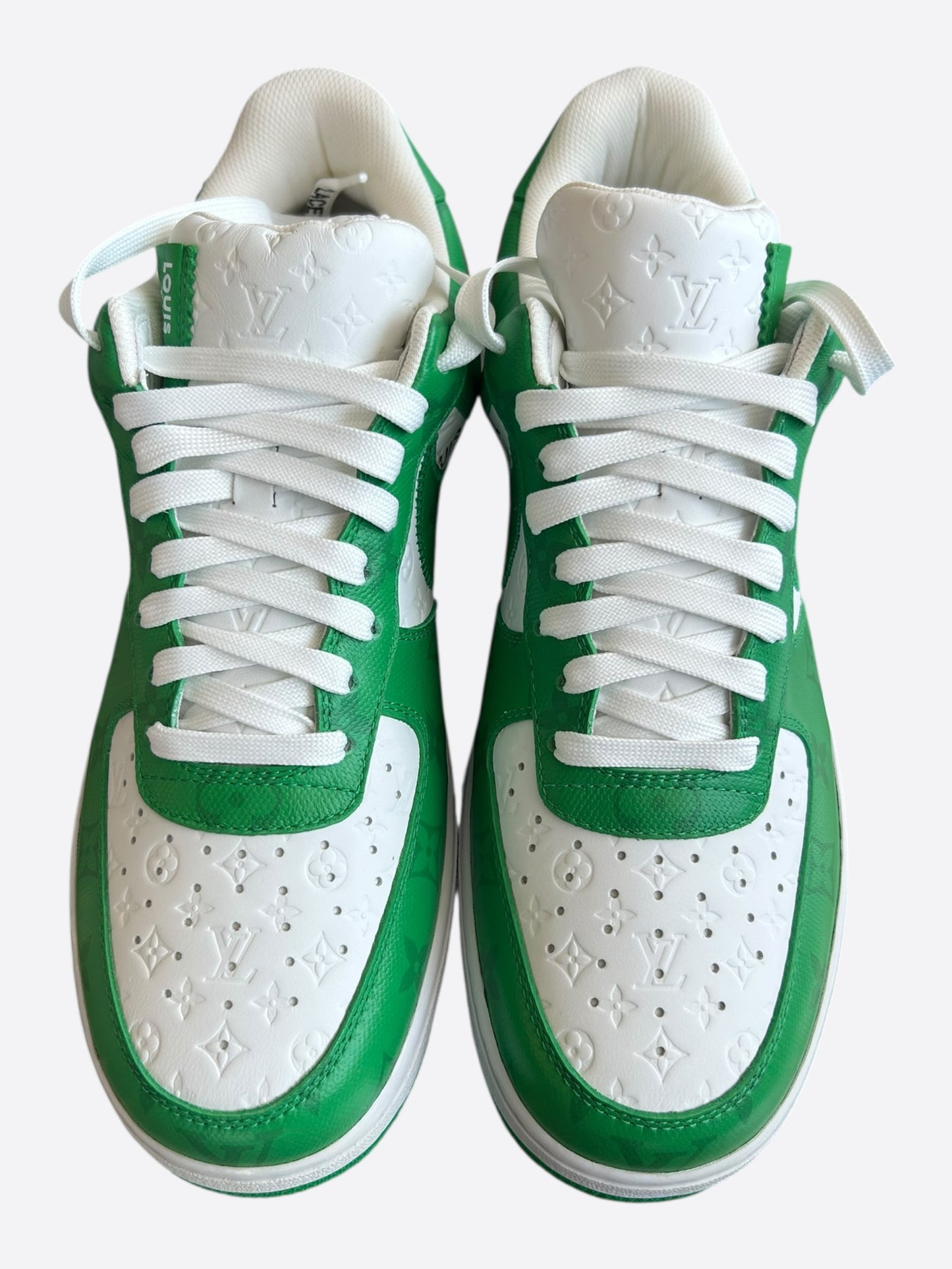 Louis Vuitton Green Air force 1 Monogram sneakers