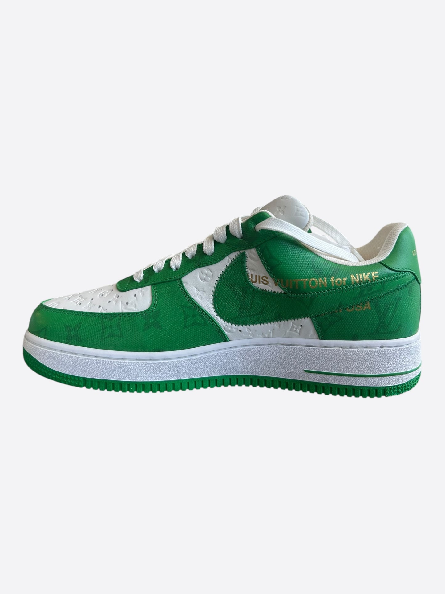 Louis Vuitton Green Air force 1 Monogram sneakers
