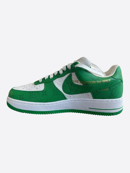 Louis Vuitton Green Air force 1 Monogram sneakers
