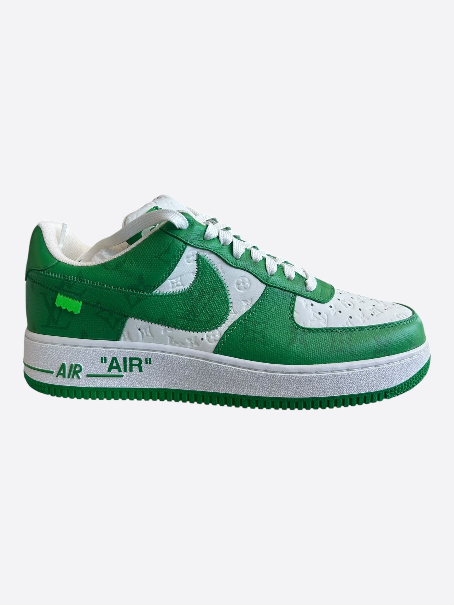Louis Vuitton Green Air force 1 Monogram sneakers