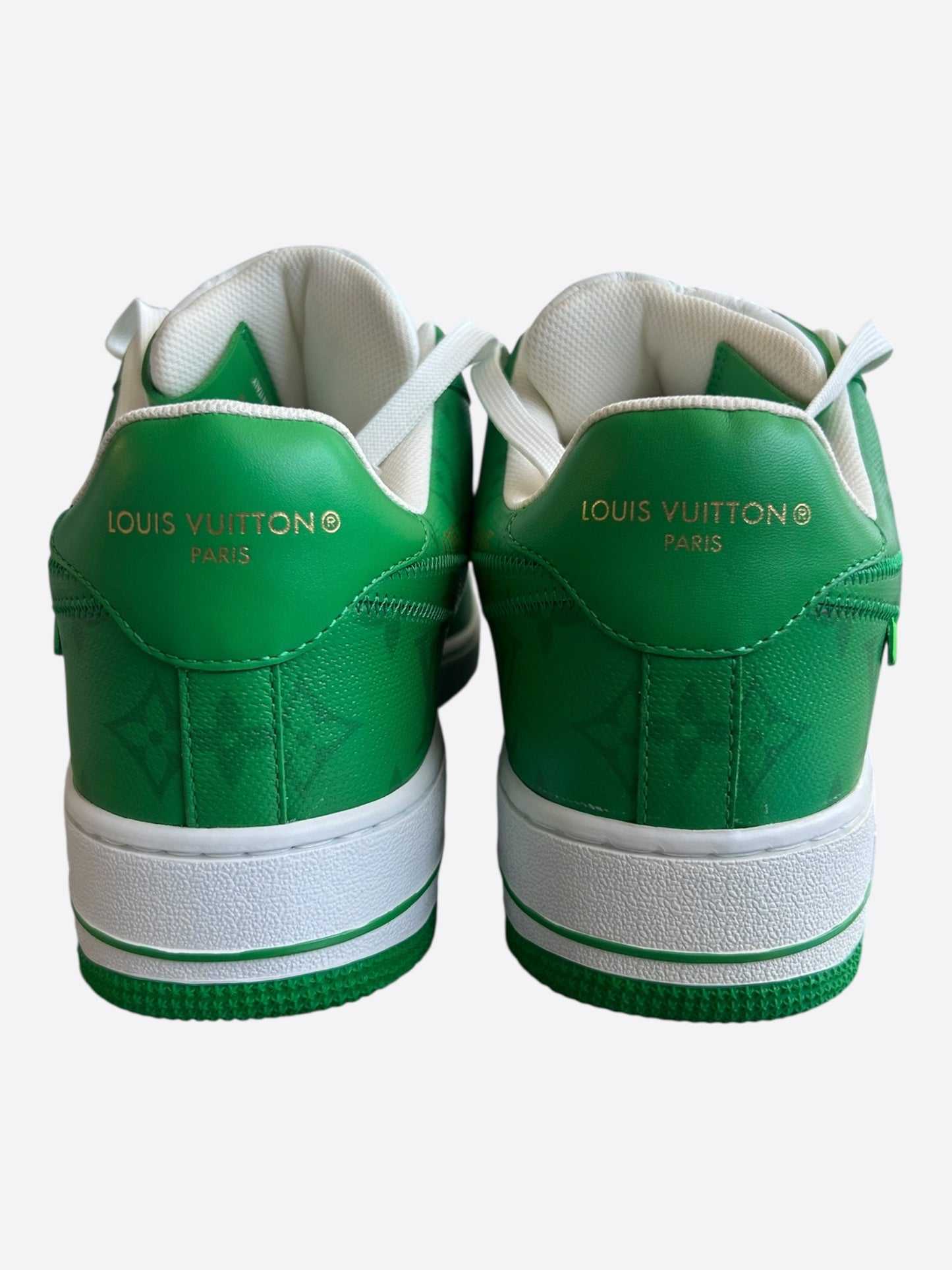 Louis Vuitton Green Air force 1 Monogram sneakers
