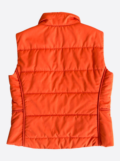 Hermes Orange Women's Jockey Vest