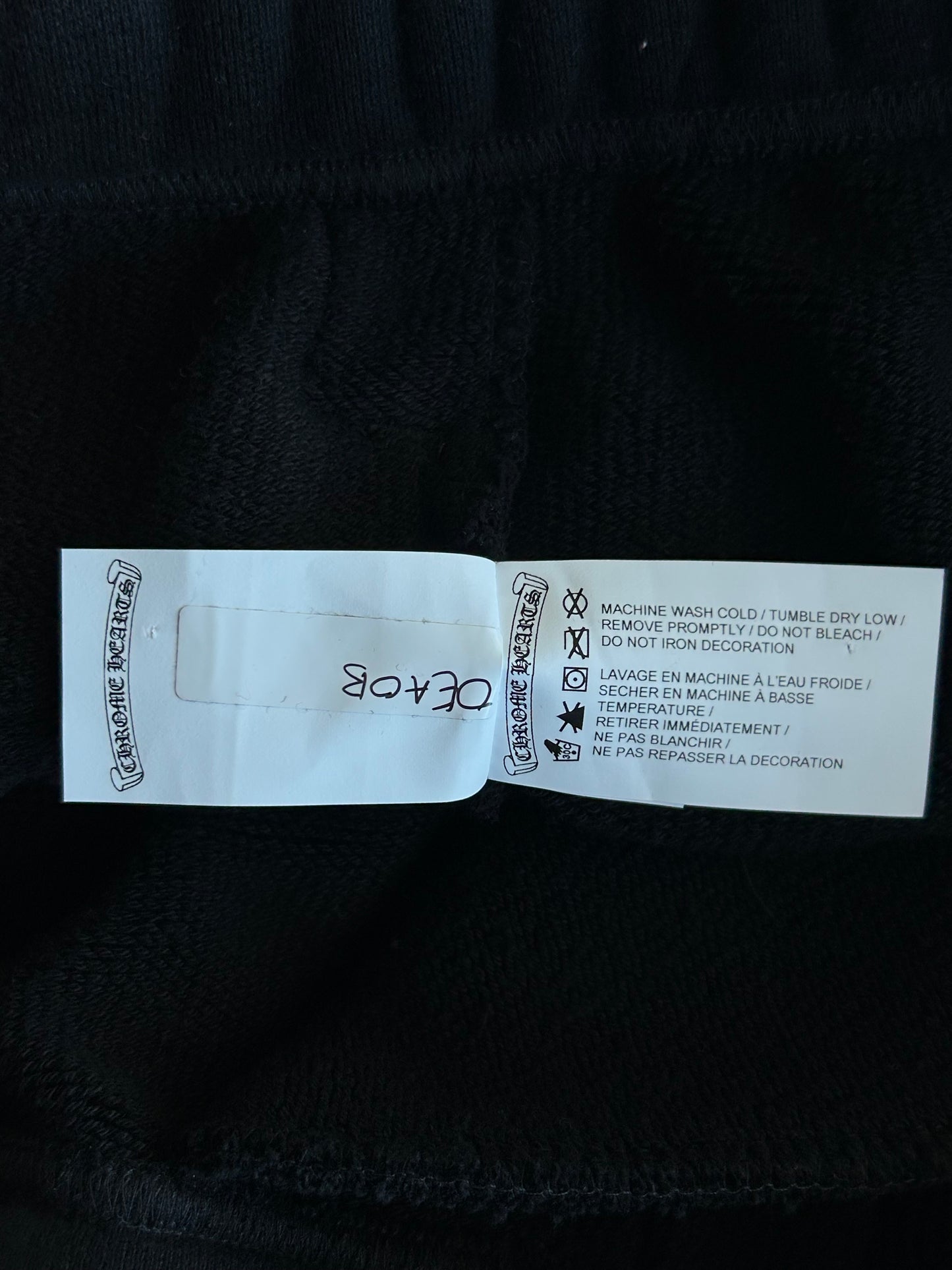 Chrome Hearts Black CH Logo Embroidered Shorts