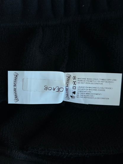 Chrome Hearts Black CH Logo Embroidered Shorts