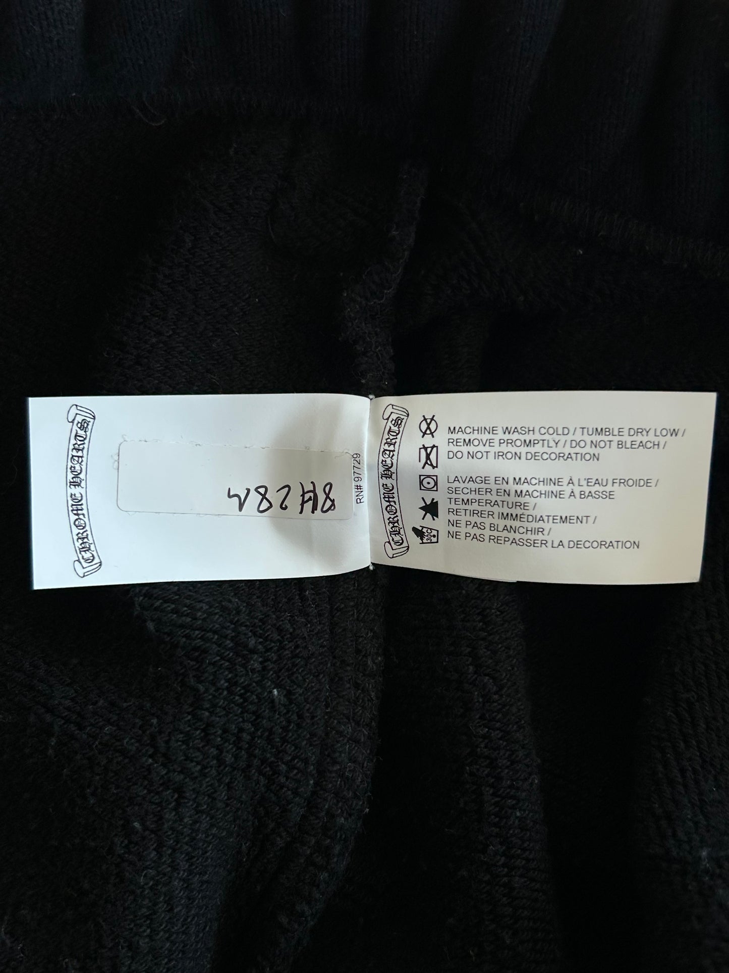 Chrome Hearts Black CH Logo Embroidered Shorts