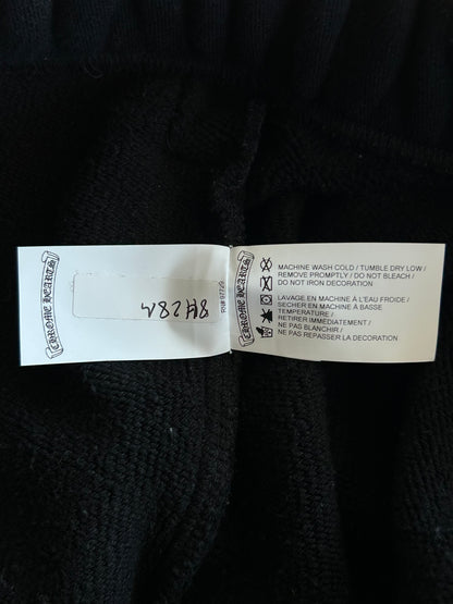 Chrome Hearts Black CH Logo Embroidered Shorts