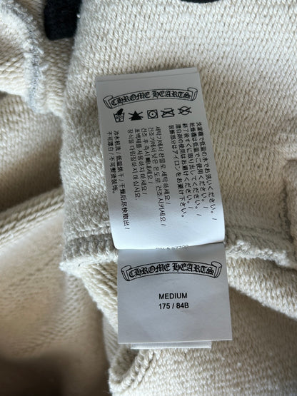 Chrome Hearts Grey & Black CH Logo Embroidered Shorts