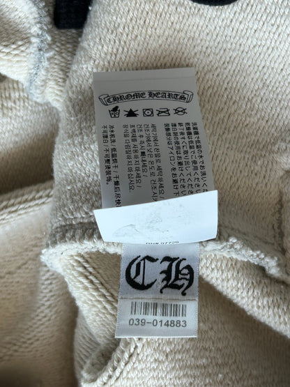 Chrome Hearts Grey & Black CH Logo Embroidered Shorts
