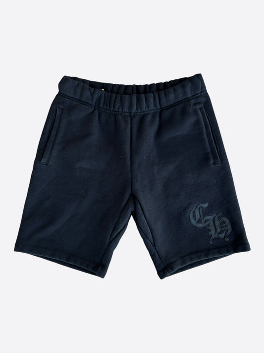 Chrome Hearts Black CH Logo Embroidered Shorts