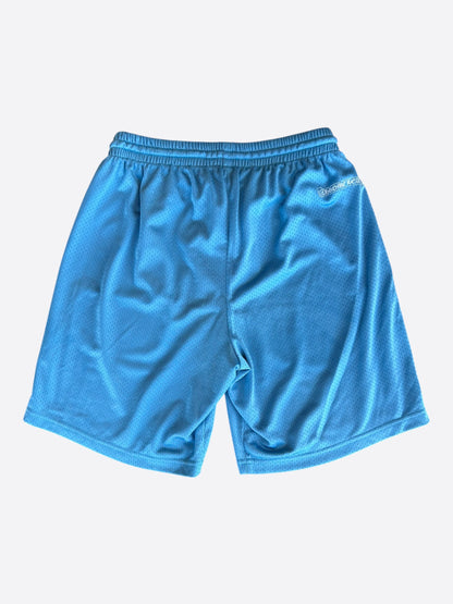 Chrome Hearts Blue & White Logo Mesh Shorts