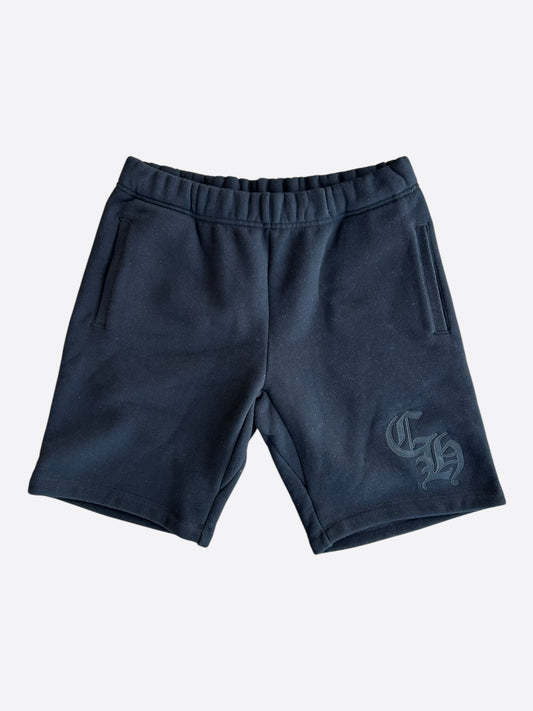 Chrome Hearts Black CH Logo Embroidered Shorts