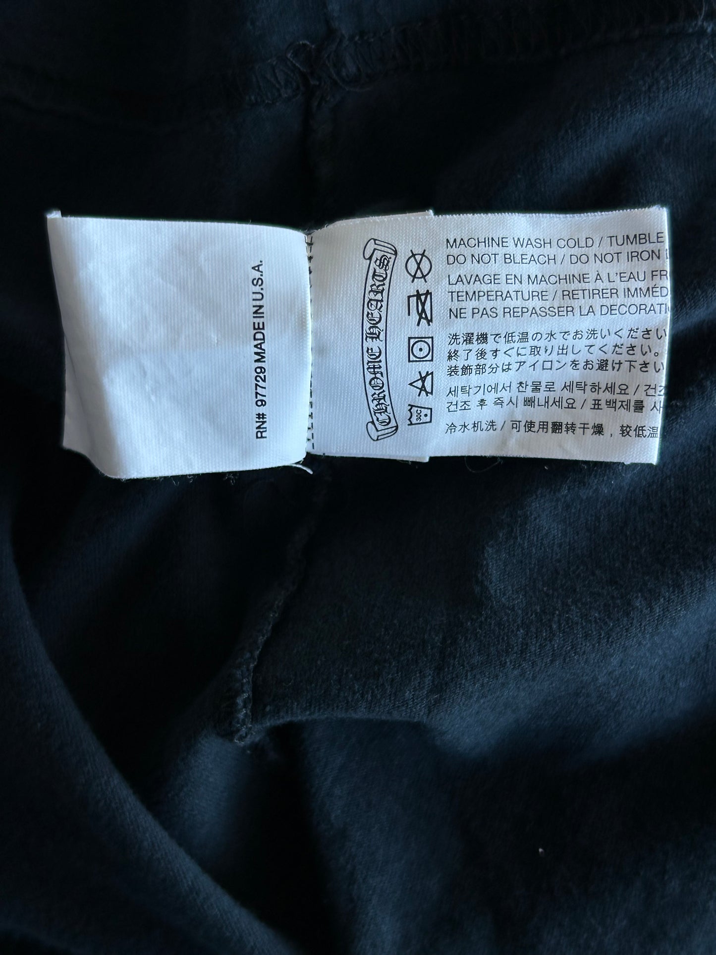 Chrome Hearts Maxfield Matty Boy Black Sex Records Santa Claus T-Shirt