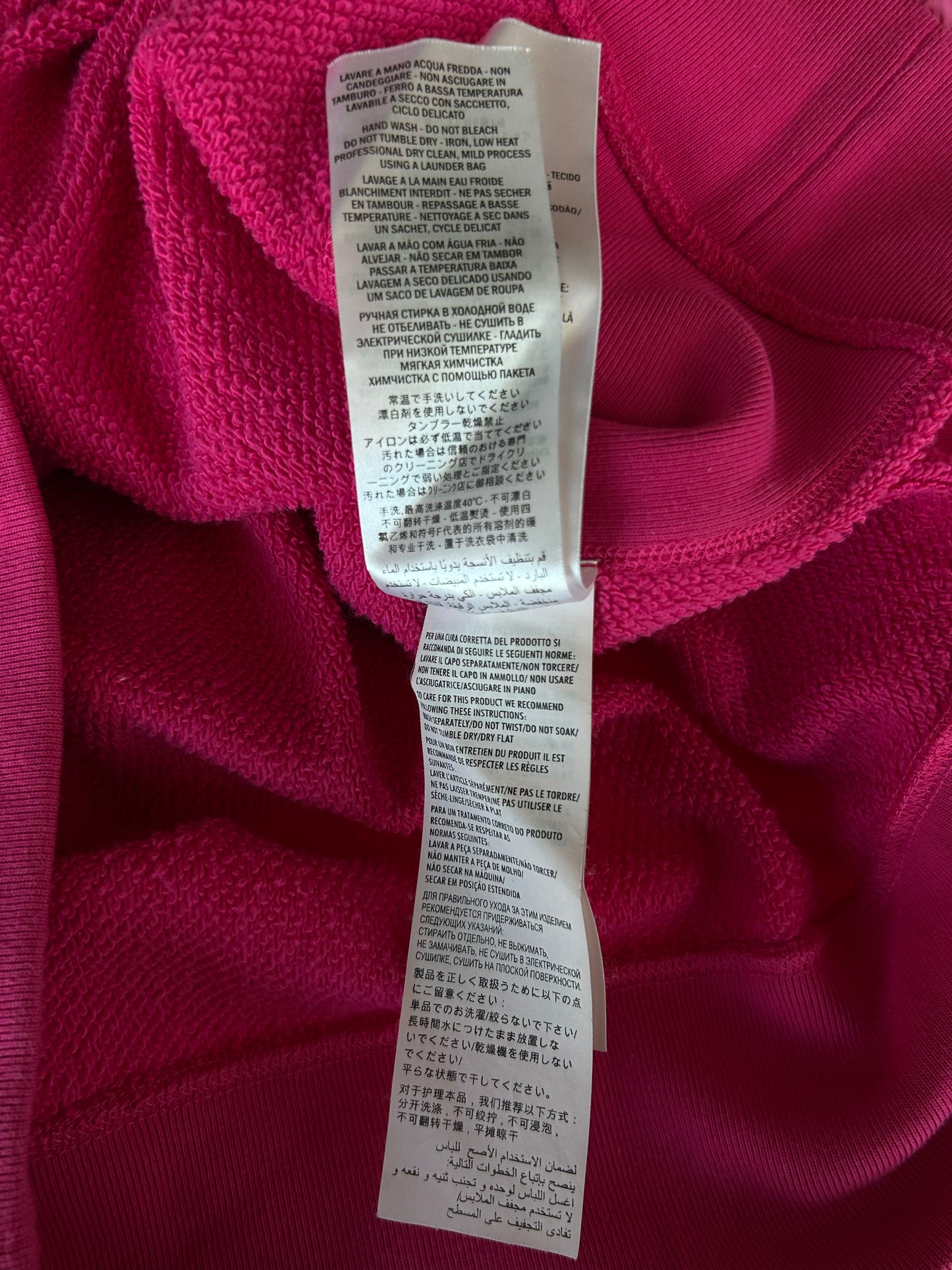 Gucci Pink Embroidered Teddy Bear Sweater