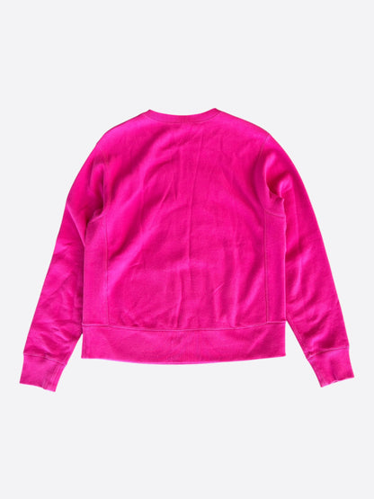Gucci Pink Embroidered Teddy Bear Sweater