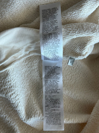 Gucci Cream Sequin Apple Logo Hooded Dress