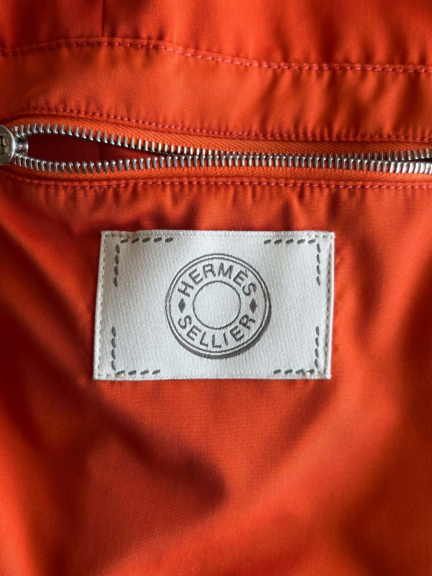 Hermes Orange Women's Jockey Vest