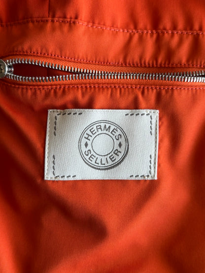 Hermes Orange Women's Jockey Vest