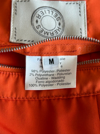 Hermes Orange Women's Jockey Vest