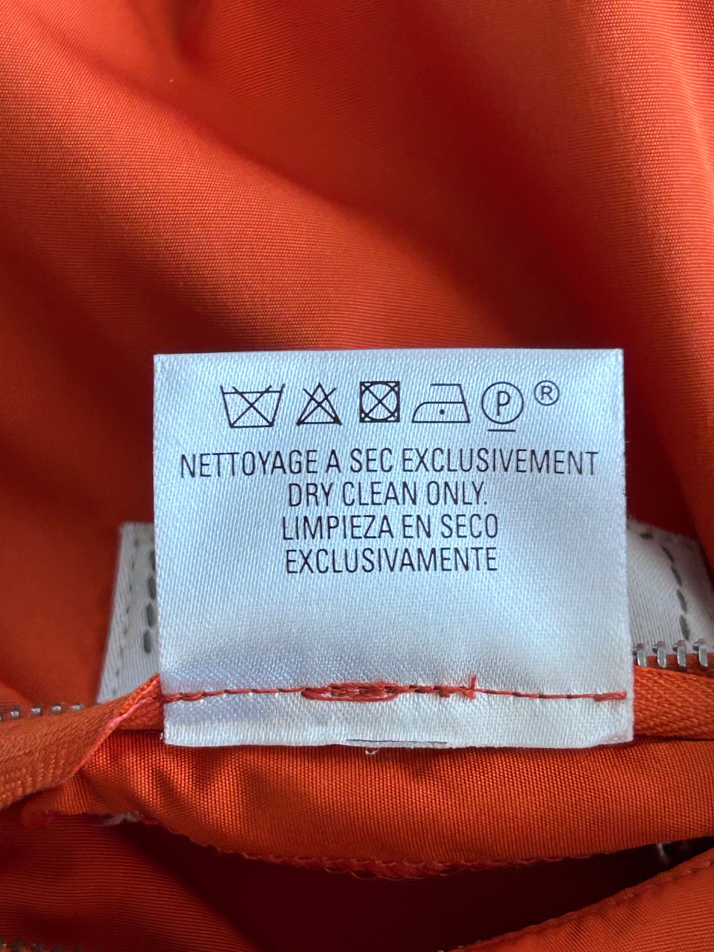 Hermes Orange Women's Jockey Vest