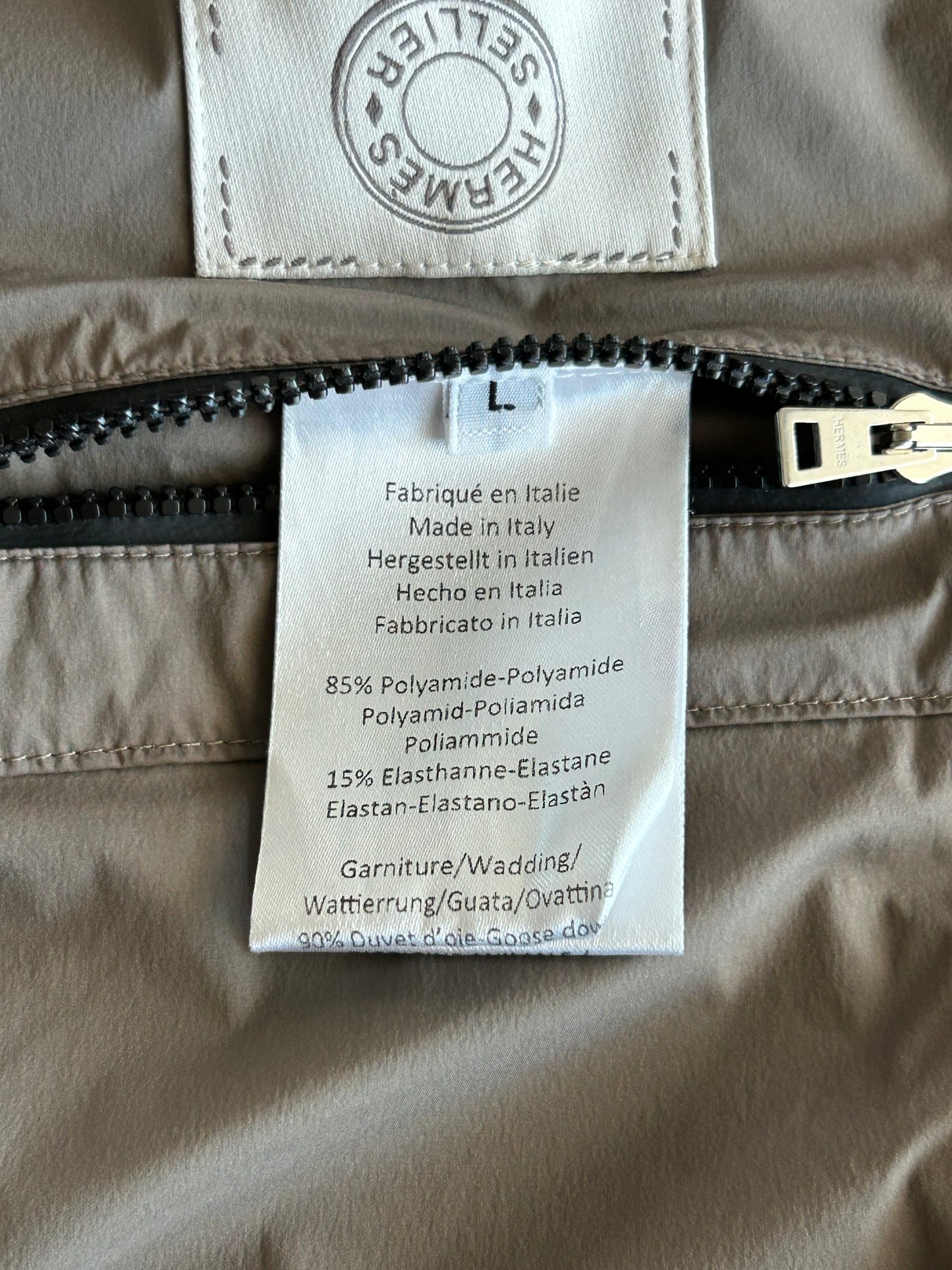 Hermes Grey Women's Puffer Vest