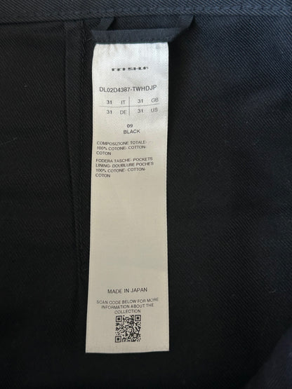 Rick Owens Black Double Knee Geth Pants
