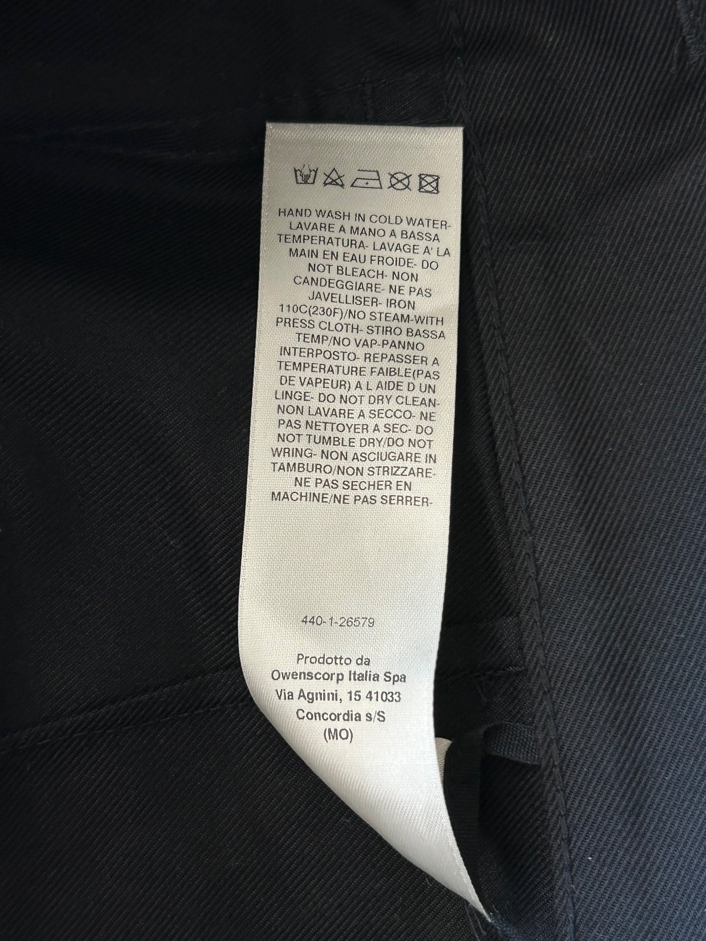Rick Owens Black Double Knee Geth Pants