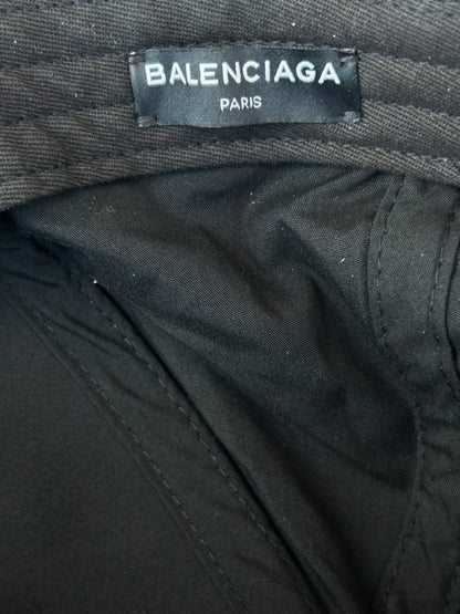 Balenciaga Faded Black, White & Red Campaign Logo Hat