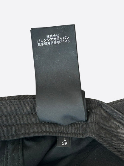 Balenciaga Faded Black, White & Red Campaign Logo Hat