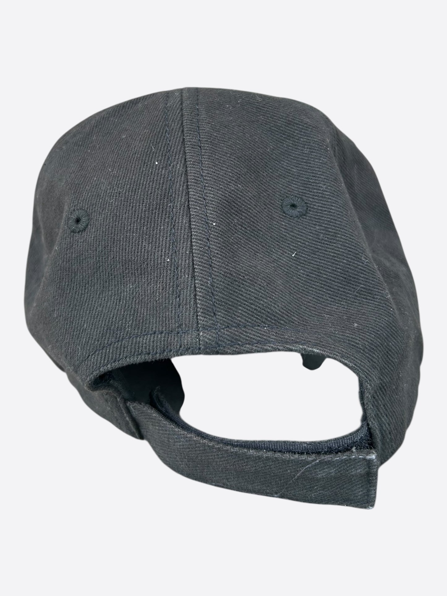 Balenciaga Faded Black, White & Red Campaign Logo Hat