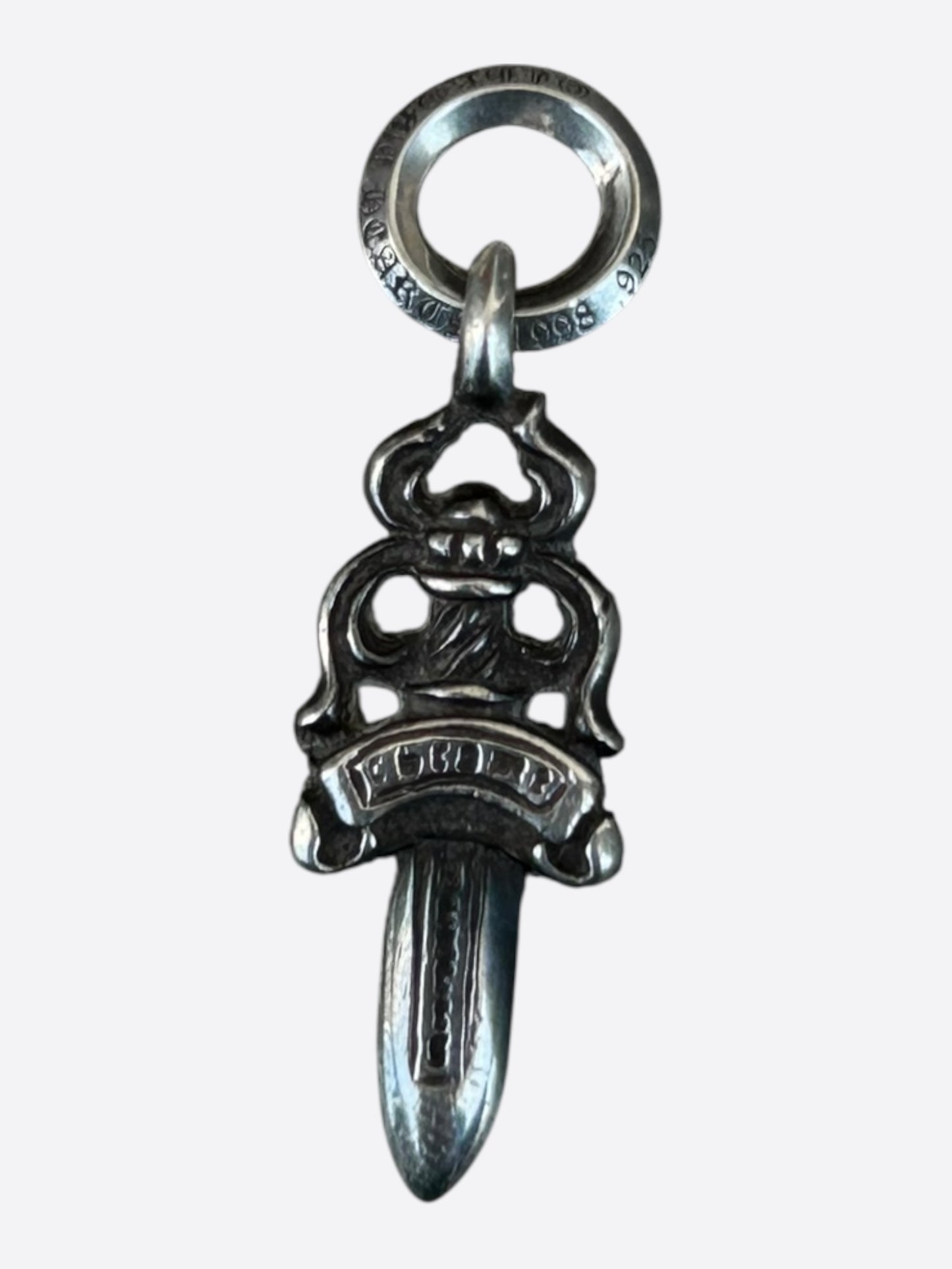 Chrome Hearts Silver Dagger Pendant