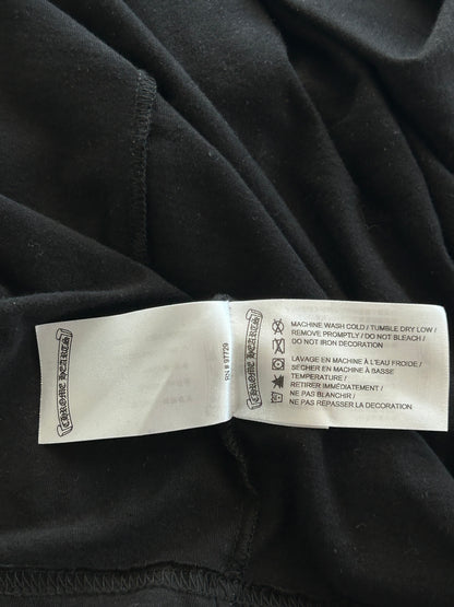 Chrome Hearts Black & White Miami Horseshoe Logo Longsleeve T-Shirt