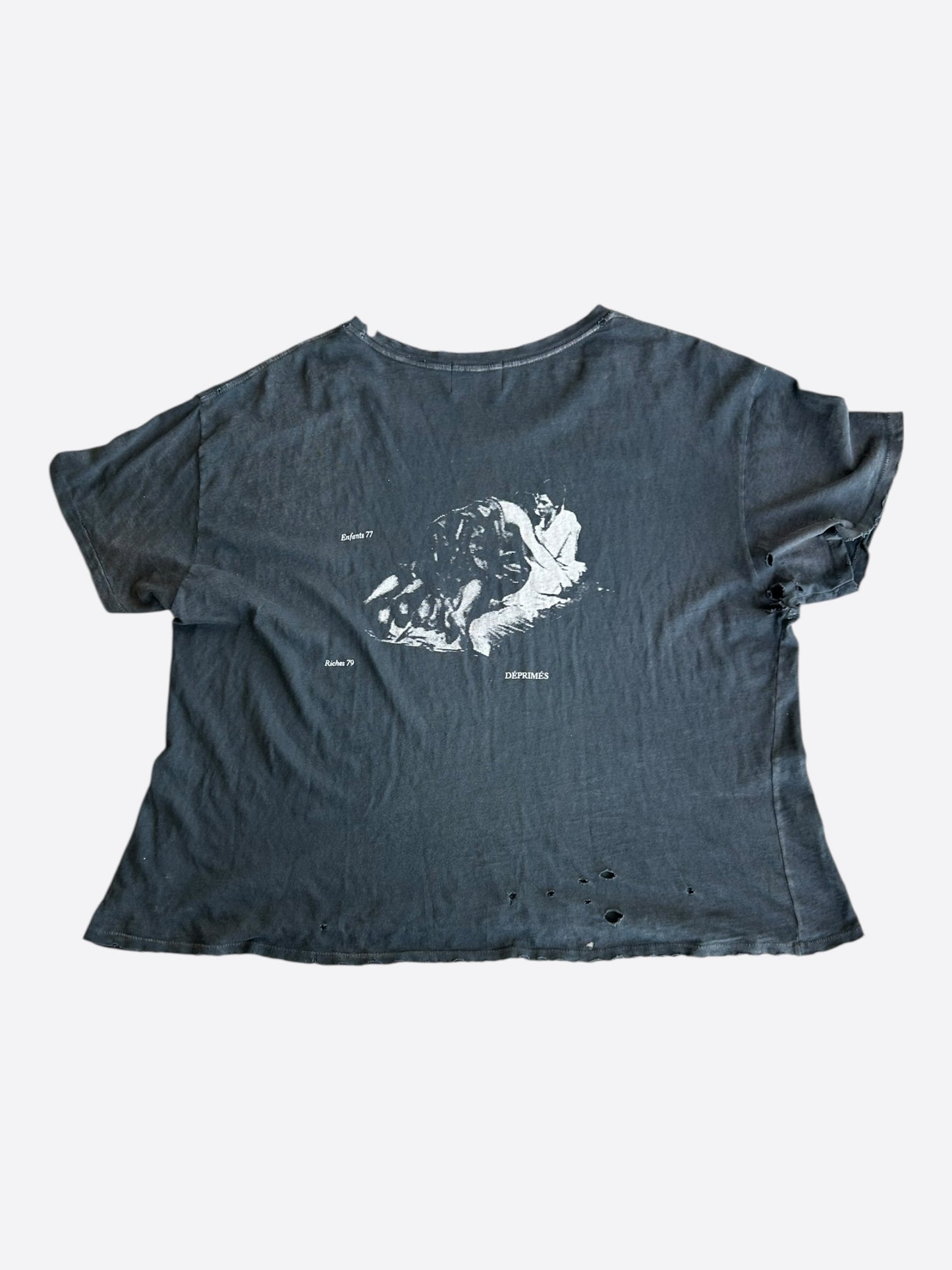 Enfants Riches Deprimes Faded Black & Blue Dans Le Pendaison Graphic T-Shirt
