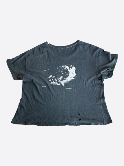Enfants Riches Deprimes Faded Black & Blue Dans Le Pendaison Graphic T-Shirt
