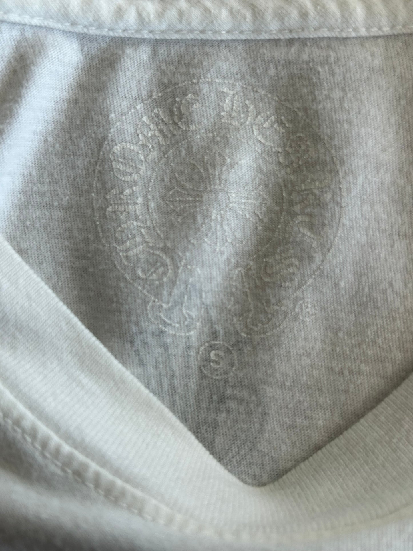 Chrome Hearts White & Black Snowflake Logo T-Shirt