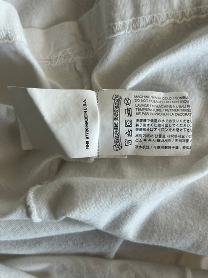 Chrome Hearts White & Black Snowflake Logo T-Shirt