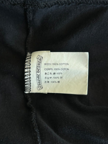 Chrome Hearts Black & White Los Angeles Horseshoe Logo T-Shirt
