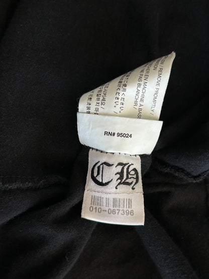 Chrome Hearts Black & White Los Angeles Horseshoe Logo T-Shirt