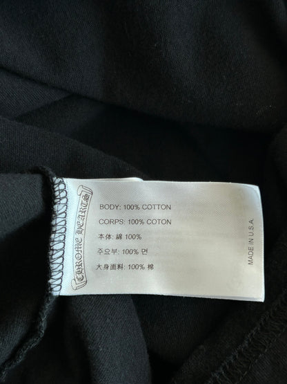 Chrome Hearts Black Racing Stripes Longsleeve T-Shirt