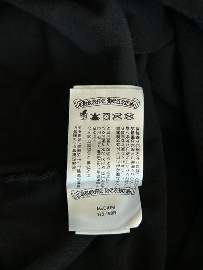 Chrome Hearts Black Racing Stripes Longsleeve T-Shirt