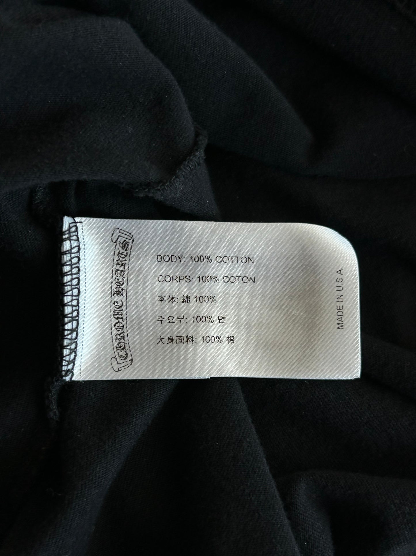 Chrome Hearts Black & Pink Logo T-Shirt