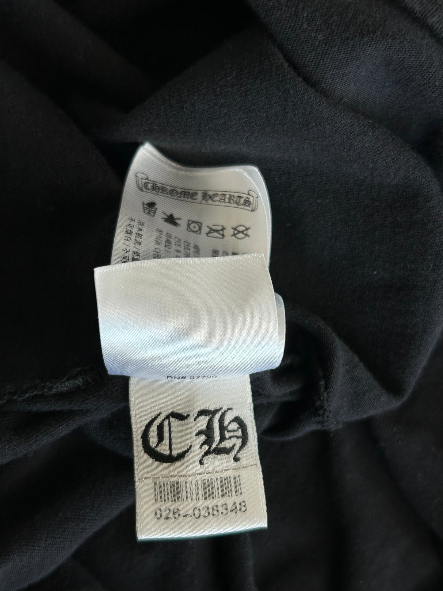 Chrome Hearts Black & Pink Logo T-Shirt